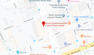 Screenshot of the South Carolina Lottery Headquarters location